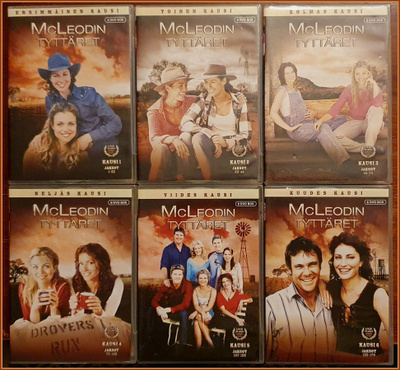 McLeodin tyttäret kaudet 1-6 - DVD Boxit (Hyvä)