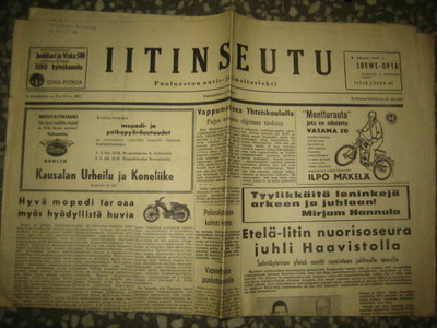 Sanomalehti :   Iitin Seutu 26.4.1962