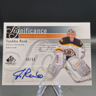 2011-12 SP Game Used Significance Tuukka Rask Auto /50 - pikkukuva 1