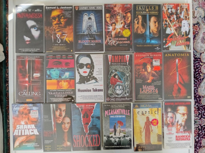 Vhs kasetteja 18 kpl