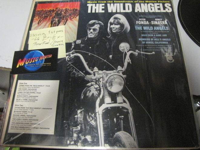 OST - WILD ANGELS LP 1.PAINOS '66 JENKKI EX-/EX-