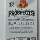 Beckett Sennecke 2025-26 Metal Universe Premium Prospects - pikkukuva 2