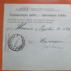 1924 Wärtsilä postiosoitus Haminaan - pikkukuva 2