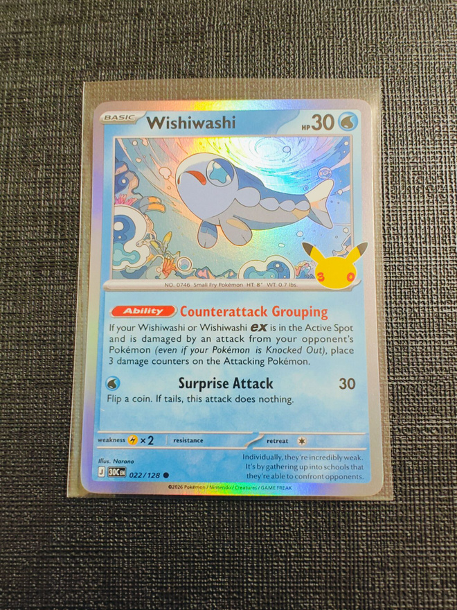 Pokemon 30th - Wishiwashi