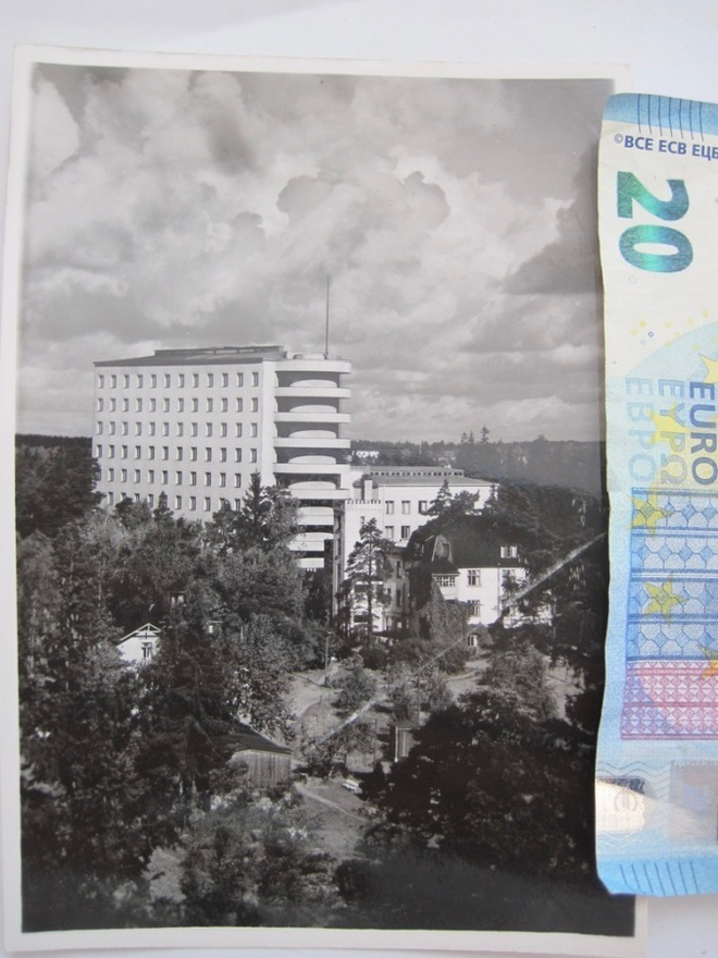 VANHA Valokuva Postikortin Malli Helsinki 1950-l