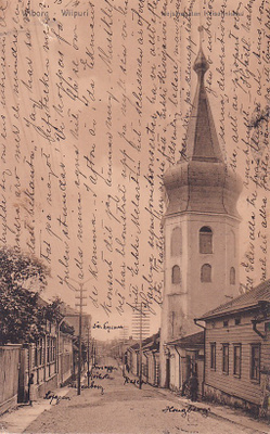LUOVUTETTU ALUE VIIPURI KEISARINKATU KULKENUT1908