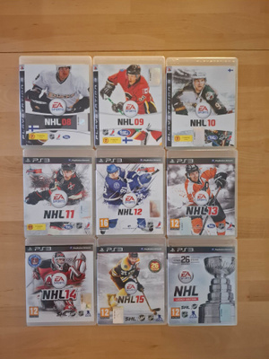 NHL 08 - 16 /kaikki kaudet PS3