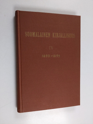 Valfrid Vasenius : Suomalainen kirjallisuus : aakkosellin...