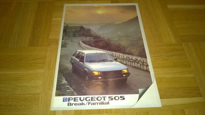 Esite Peugeot 505 Break/Familial, 1983