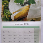 seinäkalenteri Valio 1990 - pikkukuva 2