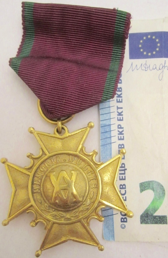 VANHA Kunniamerkki Memoria Dulcis Amaranter Ritarikunta