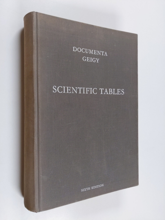 Scientific tables