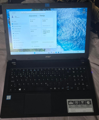 Acer aspire 3 i5-7200, 4Gb, 120Gb ssd, win11.