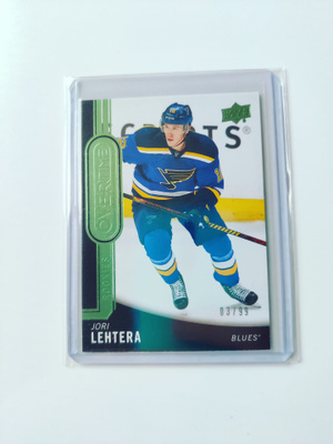Jori Lehterä 14-15 UD Overtime Green Rookies /99