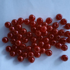 4mm punainen pyöreä helmi - pikkukuva 1
