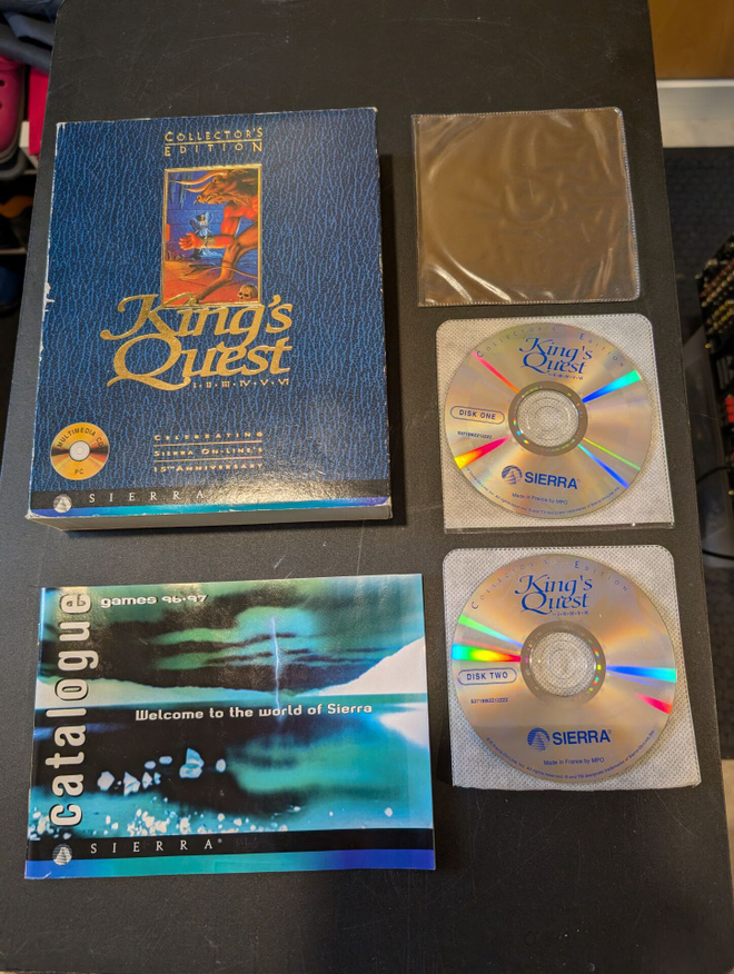 Sierra King's Quest Collector's Edition PC Big Box