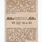 Purkkakuva Hellas Filmitähti-sarja n:o 53 JOHNNY HALLYDAY - pikkukuva 2