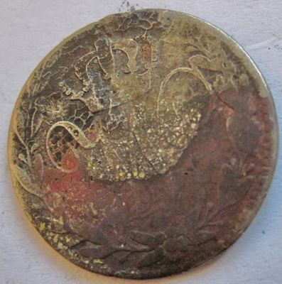 Saksa Wurttemberg 6 Kreuzer 1817 Hopeaa