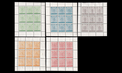 Ruotsi 406-10kb ** Postimerkki 100v (1955)