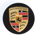Porsche vannekeskiöt – Kulta-Musta – 65mm (4kpl - pikkukuva 2