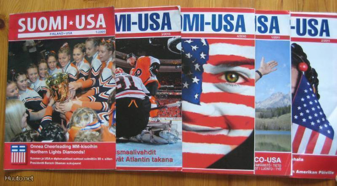 SUOMI - USA lehdet no:t 1/09 3 & 4/10 & 1 & 2 2011