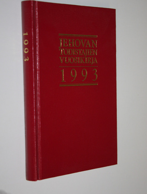 Jehovan todistajain vuosikirja  1993: sisältää raportin p...