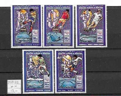 MAURITANIE Mi 1018-22** luett.17€