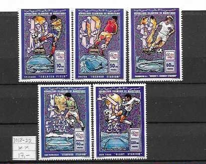 MAURITANIE Mi 1018-22** luett.17€