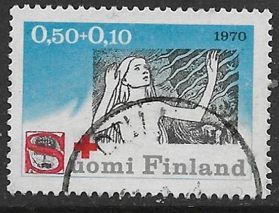 Punainen risti 1970 0,50+0,10mk (LAPE 674) O