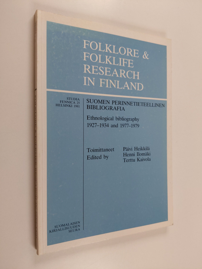 Päivi Heikkilä : Folklore & Folklife Research in Finland ...