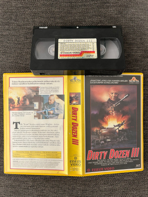 Dirty Dozen III - The Deadly Mission 1987 Esselte VHS FIX