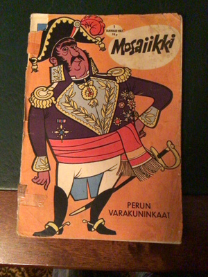 Mosaiikki sarjakuvalehti 1/63 mosaik comicheft