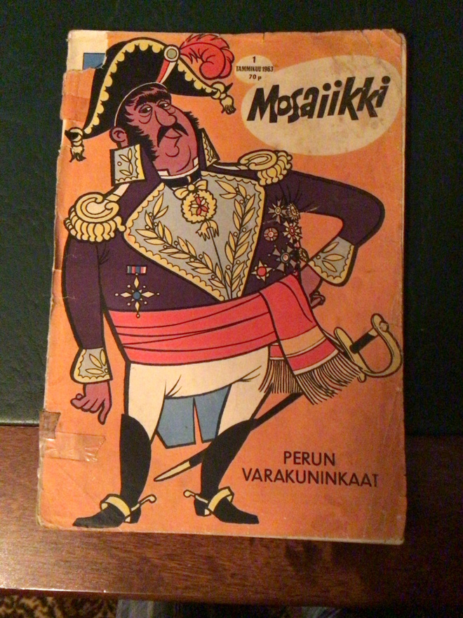 Mosaiikki sarjakuvalehti 1/63 mosaik comicheft
