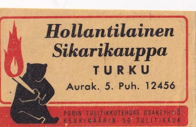Turku, Hollantilainen Sikarikauppa b512