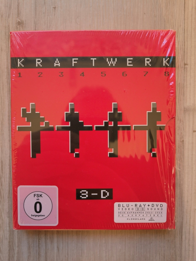 Kraftwerk: 3-D (12345678) (Blu-ray + DVD, 2017, Parlophone)