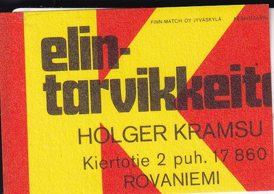 Rovaniemi, Holger Kramsu  b584