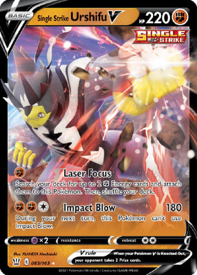 Single Strike Urshifu V 085/163 - Battle Styles - NM/M