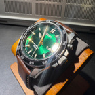Seiko Kinetic 100M vihreä sunburst miesten kello 5M82-0BE0 - pikkukuva 2