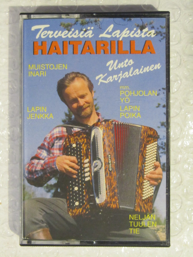 Unto Karjalainen • Terveisiä Lapista haitarilla C-Kasetti
