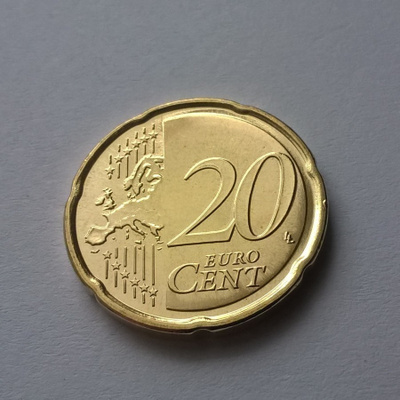 Suomi 20 cent, unc, v. 2018