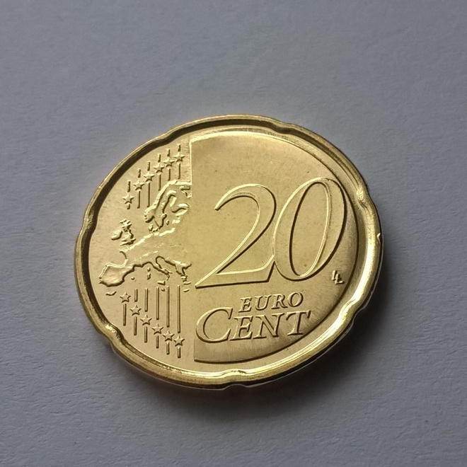 Suomi 20 cent, unc, v. 2018