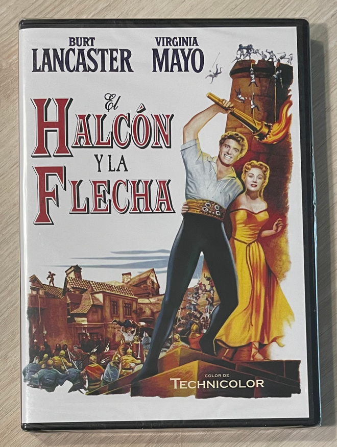 Liekki ja Nuoli (1950) Burt Lancaster, Virginia Mayo (UUSI)