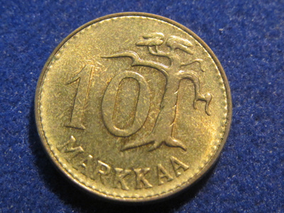 10 markkaa 1962