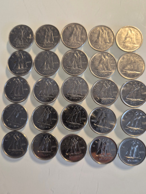 Kanada eri vuosia 25 cent (14647)