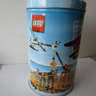 Vintage peltinen Lego säilytyspurkki - pikkukuva 3