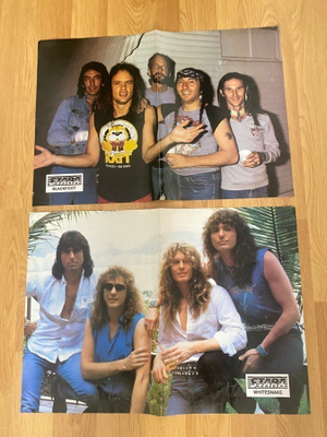 Blackfoot ja Whitesnake julisteet