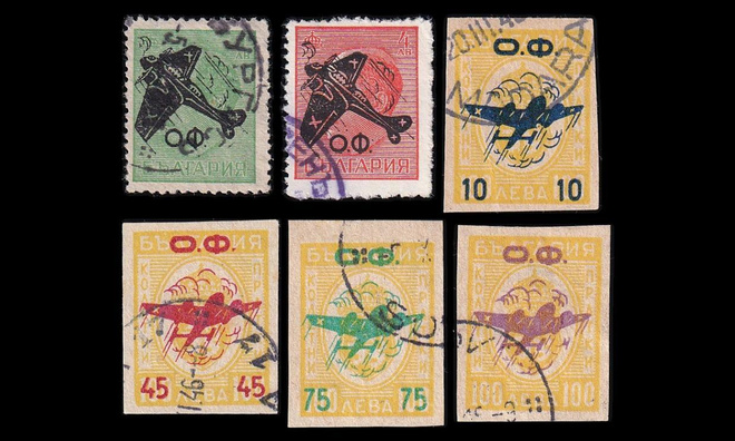 Bulgaria 471-6 o Lentoposti (1945)