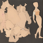 Paperinukke neito 1950-60-luku - pikkukuva 2