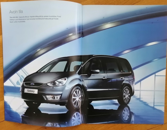 2006 Ford Galaxy esite - KUIN UUSI - 42 sivua - suom
