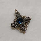 Vanha vintage Palestine Jerusalem risti riipus - pikkukuva 1